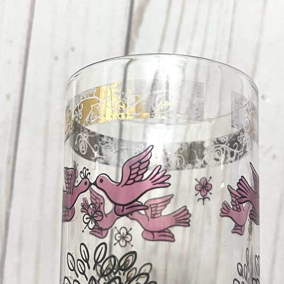 Vintage Gay Fad Garden of Allah High Ball Glasses 6” Tall 12 Oz MCM Set Of 2 - Picture 3 of 13